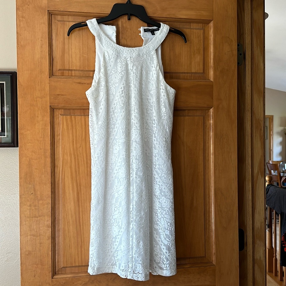 White bridal or graduation dress